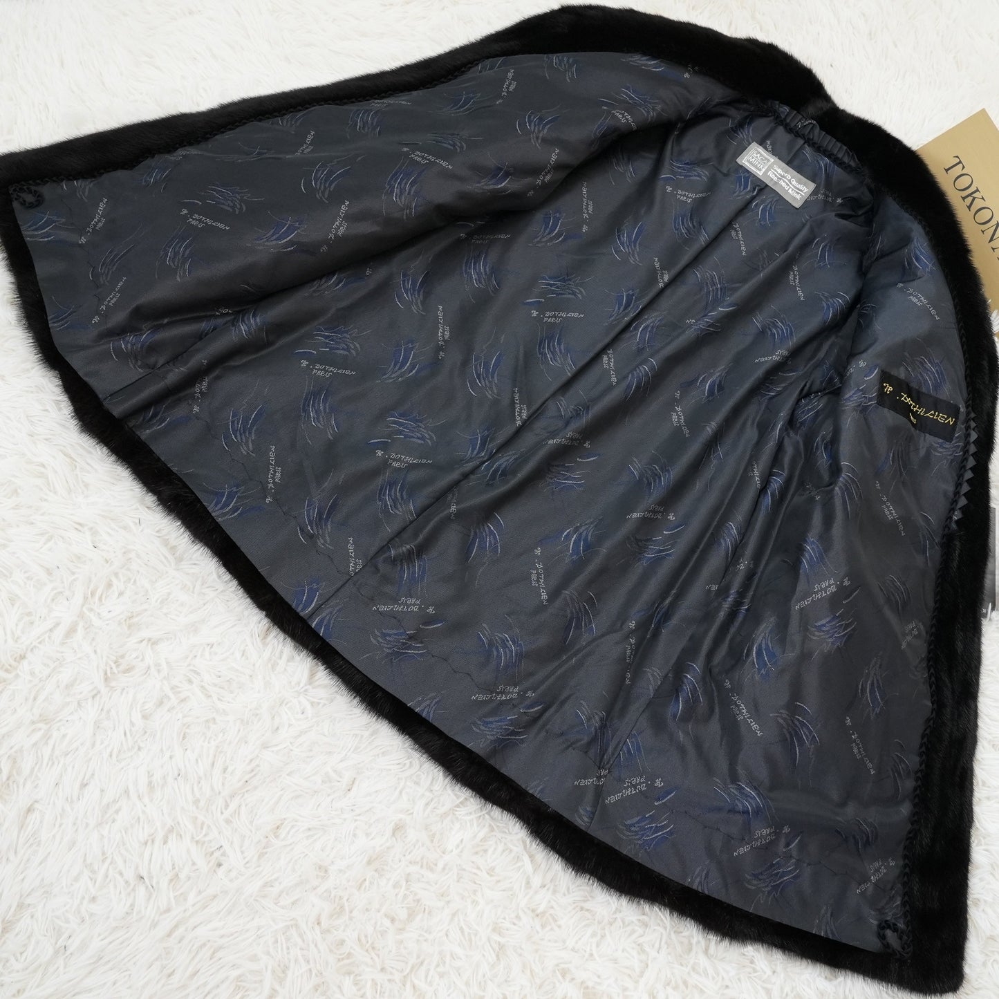 Dark Mink Coat - SAGA MINK Vintage Fur Japan