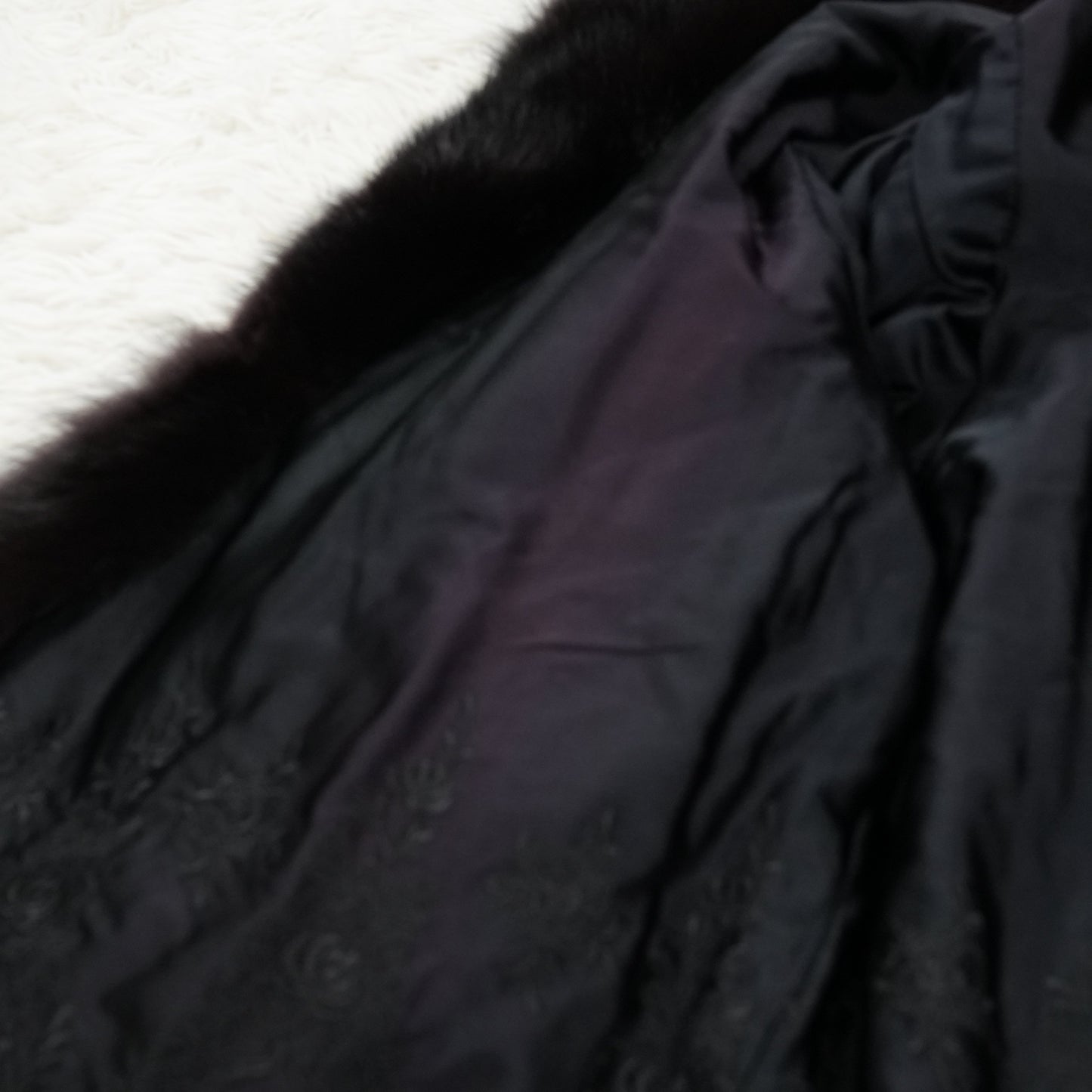 Men Sable Black Dyed Coat - Genuine Vintage Fur From Japan