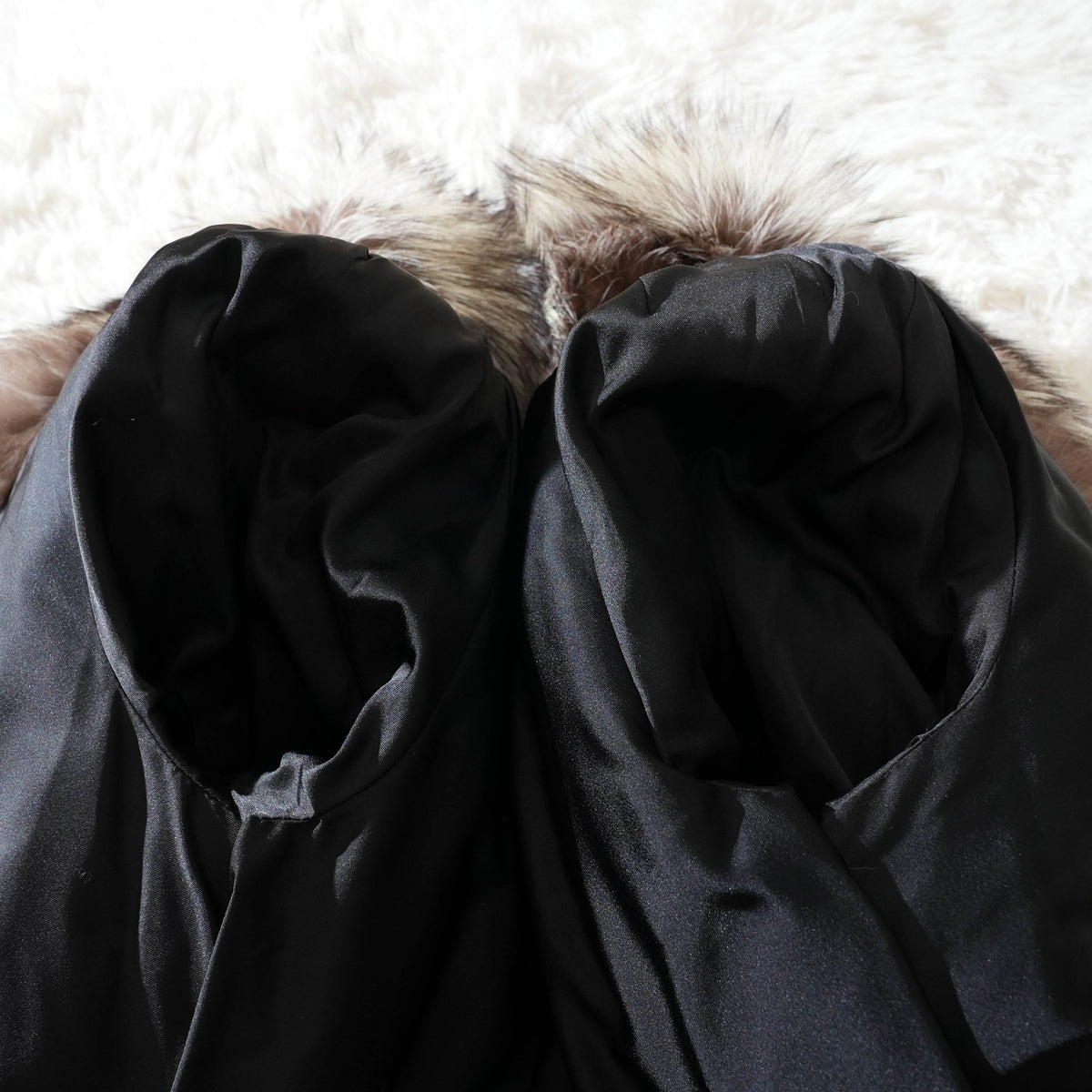 Silver Fox Fur Coat Very Soft and Fluffy - Genuine Vintage Fur From Japan