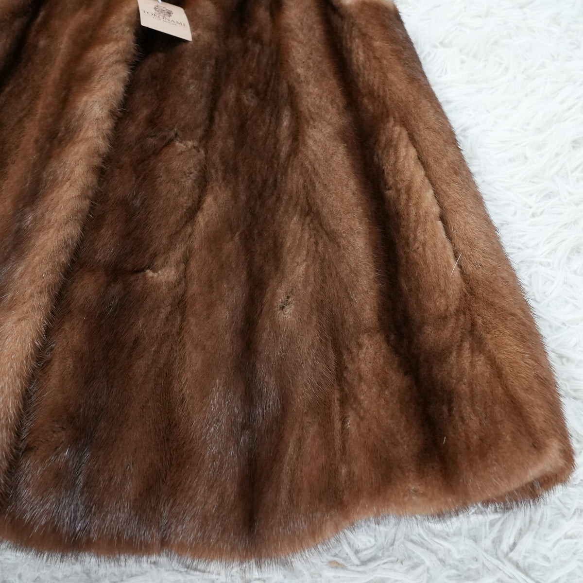 Demi Buff Mink Vest Moonbat- Genuine Vintage Fur From Japan