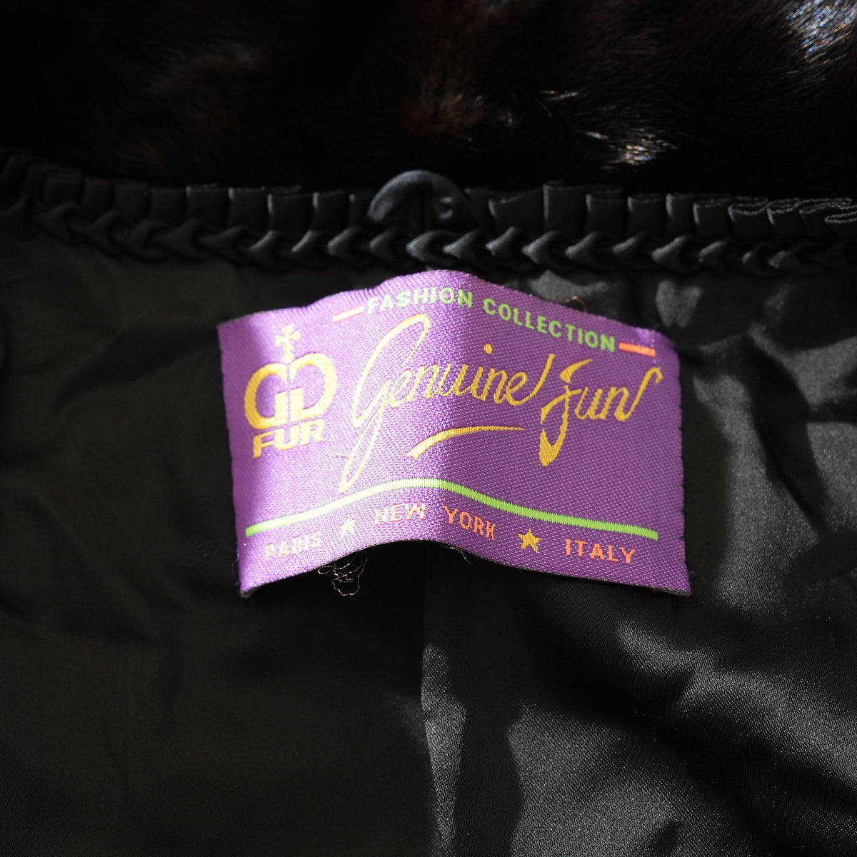 Glama Mink Fur Coat Soft and Glossy - Genuine Vintage Fur From Japan