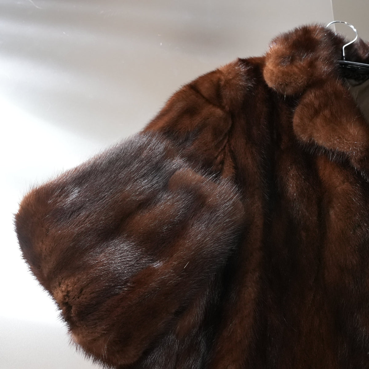 Dark Mink Fur Coat - Genuine Vintage Fur From Japan