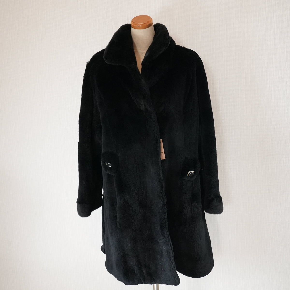 Shaved Nutria and Weasel A line Coat - Genuine Vintage Fur From Japan