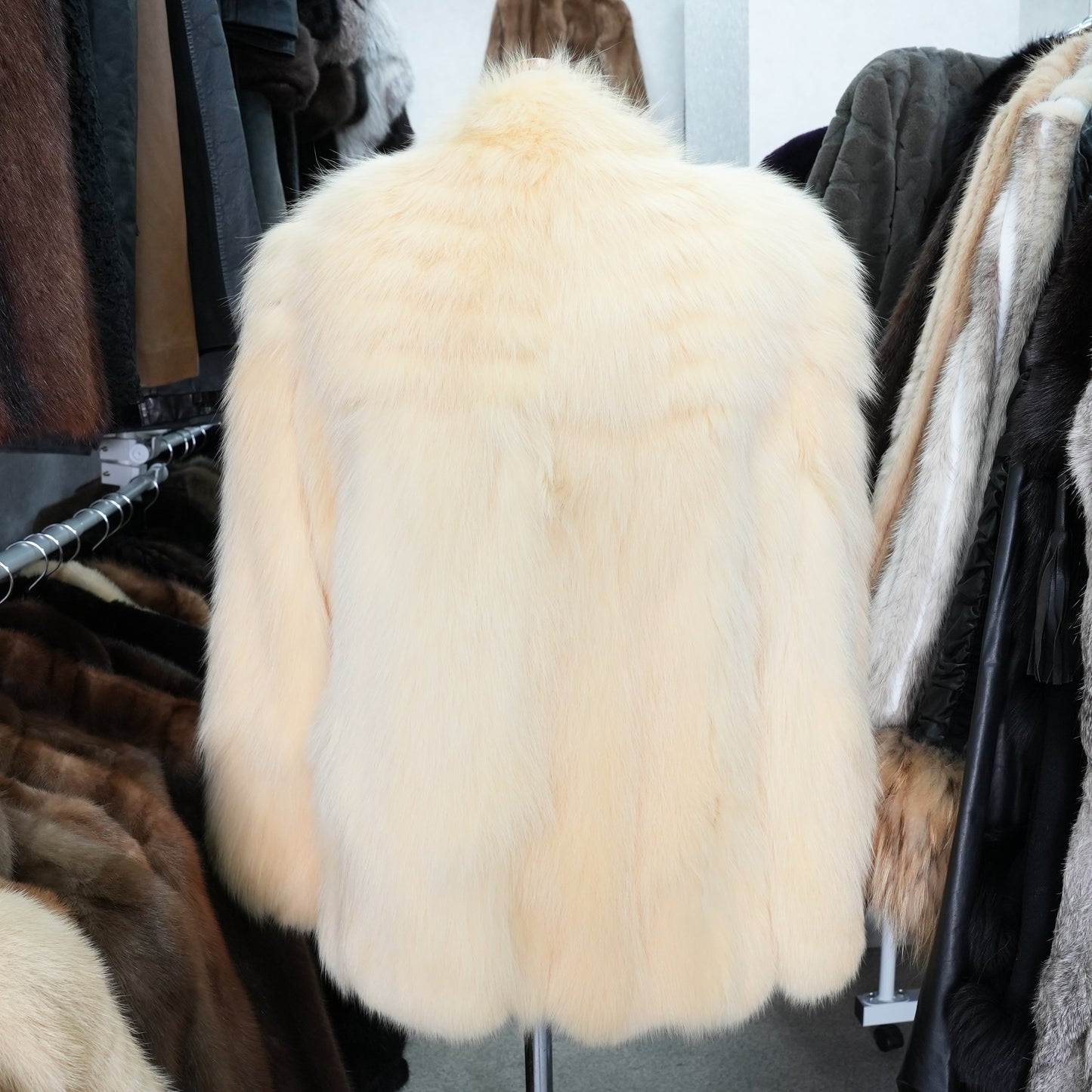 Shadow Fox Coat - Genuine Vintage Fur From Japan