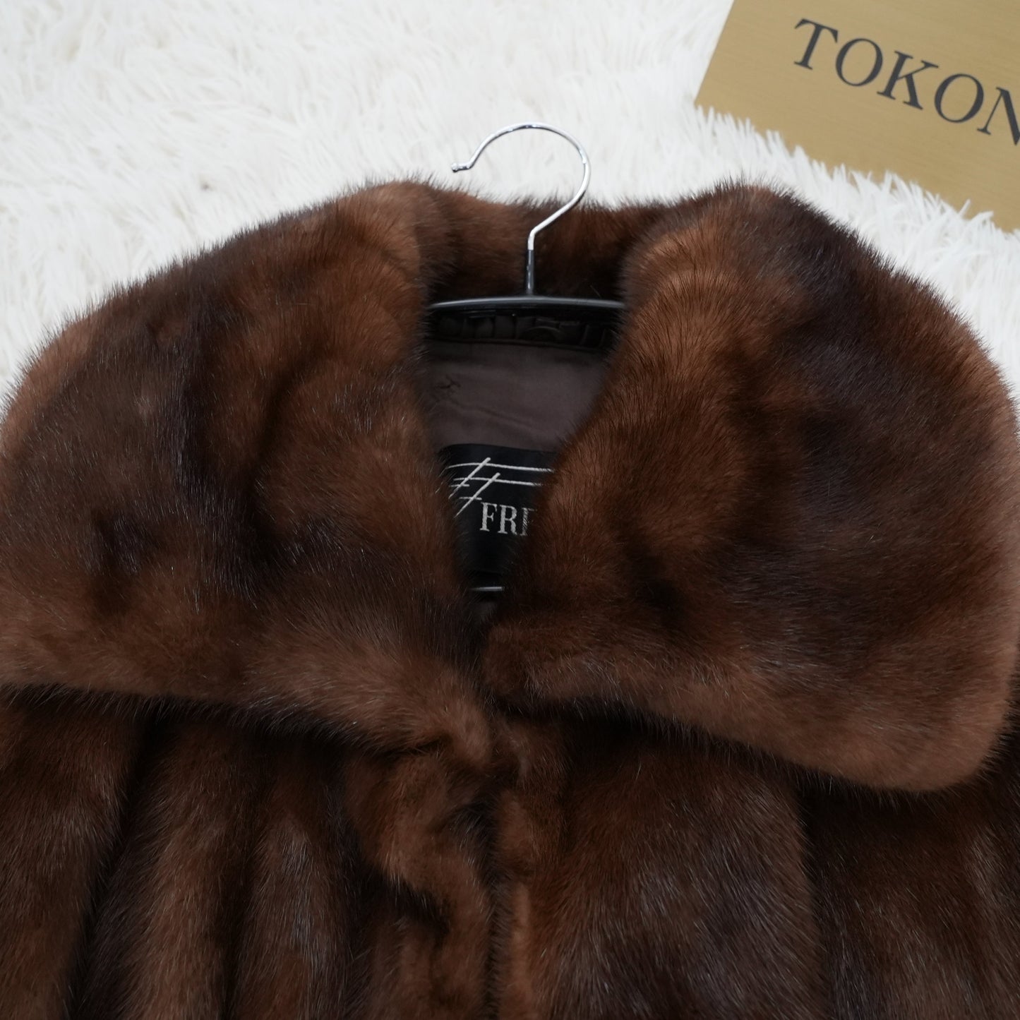 Dark Mink Vest Vintage Fur Japan