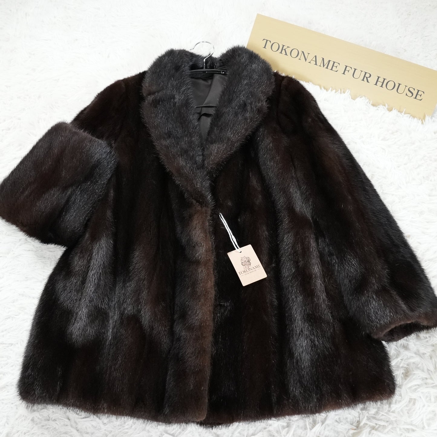 Dark Mink Jacket - Genuine Vintage Fur From Japan