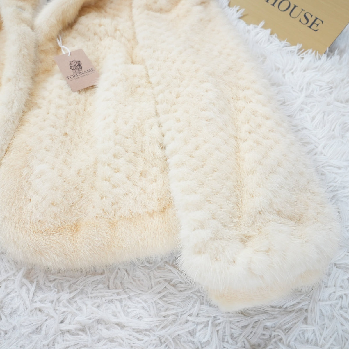 Pearl Mink Fru Jacket SAGA MINK - Genuine Vintage Fur From Japan