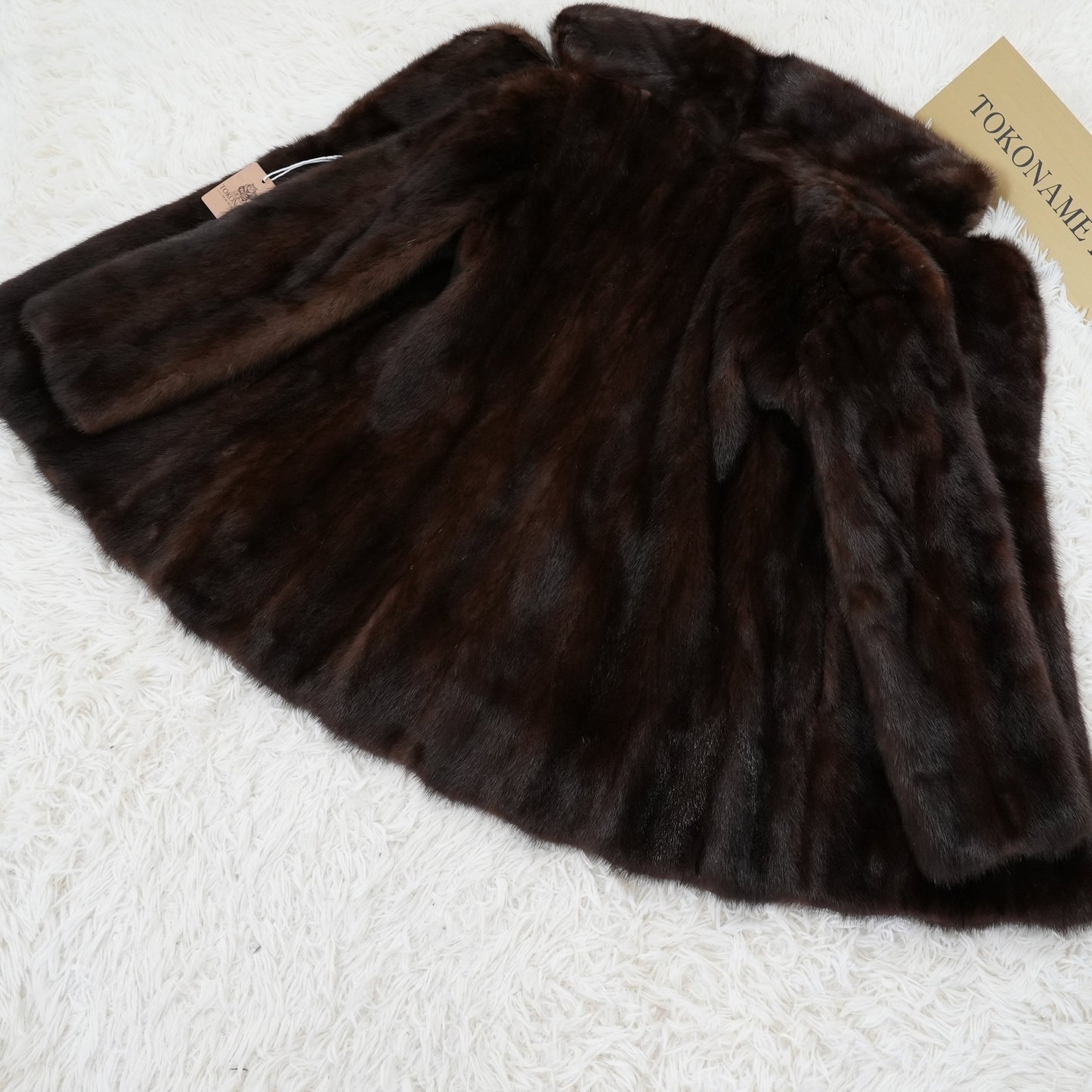 Dark Mink Jacket Genuine Vintage Fur Japan