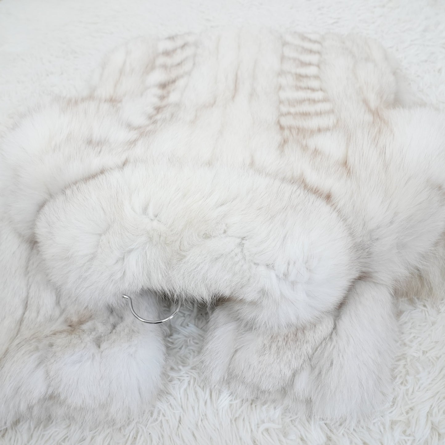 Blue Fox Long Coat Genuine Vintage Fur Japan